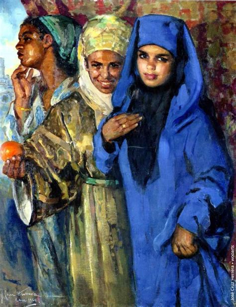 José Cruz Herrera Painting Arabian art Moroccan art Spanish artists