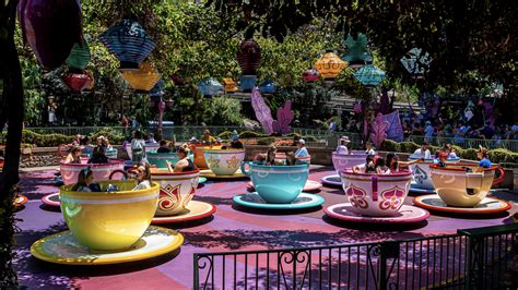 Mad Tea Party At Disneyland