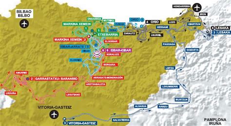 Tour Of The Basque Country 2016 The Route