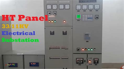 Ht Panel Installed 3311kv Inside An Electrical Substation High