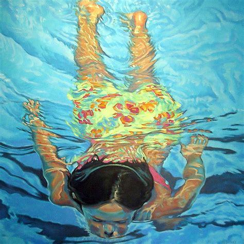 Melissas Studio Swim Paintings