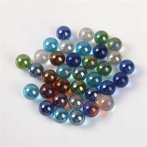 20pcs 16mm Handmade Glass Marbles Toys Balls For Pinball Machine Home