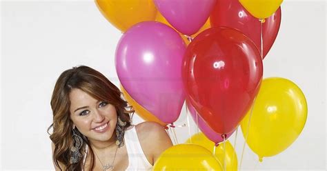 Miley Cyrus World Gallery Mileys New Balloon Photoshoot Feb 23rd 09