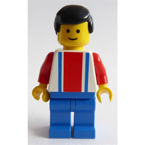 Lego Red And Blue Team Player With Number 2 Minifigure Brick Owl