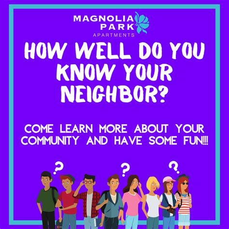 Tribe Tuesday How Well Do You Know Your Neighbors — Magnolia Park