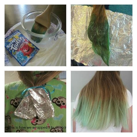 Fun Summer Activity With Your Girls Kool Aid Hair Dyeing