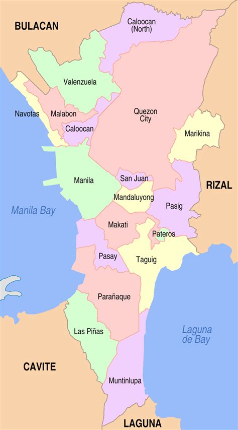 City Map Of Luzon Philippines Free Printable Maps