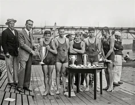 Shorpy Historical Picture Archive Winning Swimmers 1927 High Resolution Photo