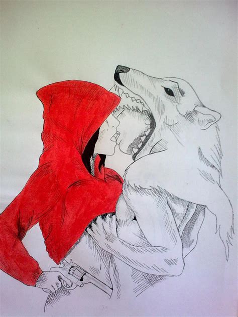 Little Red Riding Hood Wolf By D4h0m3y On Deviantart
