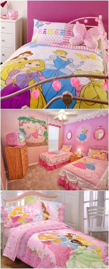 15 Lovely Disney Princesses Inspired Girls Room Decor Ideas