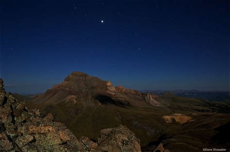Moonlight On Uncompahgre Peak Uncompahgre Wilderness Area Colorado