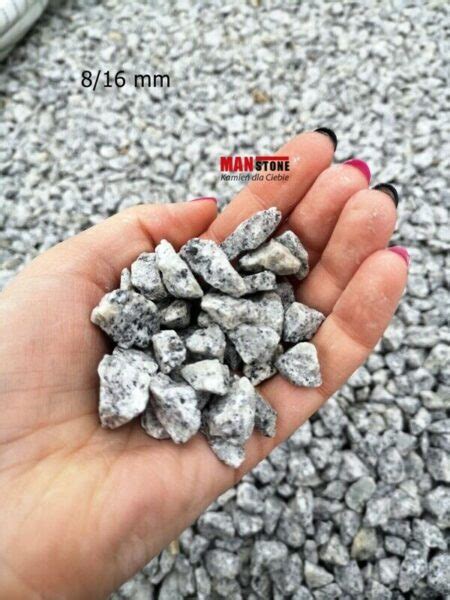 Decorative Granite Chipping Pebbles 8 16mm Sample 500g Jumping Bugzy