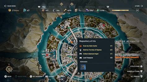 Где найти все адамантовые слитки в Атлантиде Assassins Creed Odyssey