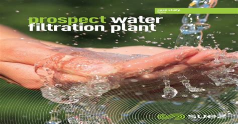 Water Prospect Water Filtration Plant Suez Pdf Document