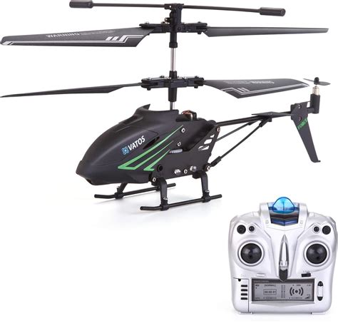 Vatos Rc Helicopter Remote Control Helicopter With Gyro And Led Light