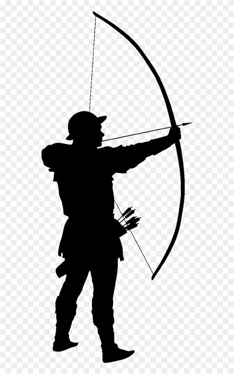 Archer Silhouette Png Download Silhouette Of A Archer Transparent