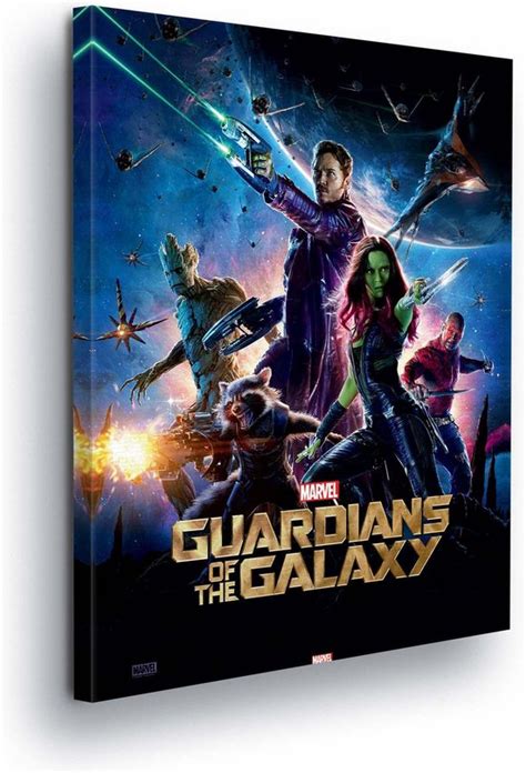 Marvel Guardians Of The Galaxy Canvas Print 80cm X 60cm