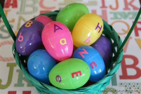 10 Educational Activities Using Plastic Easter Eggs Planning Playtime