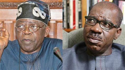 Jun 29, 2021 · there is a popular notion that the igbo people, collectively, hold some sort of grudge against the national leader of the all progressives congress, apc, asiwaju bola ahmed tinubu. A video has surfaced that shows that Edo governor ...