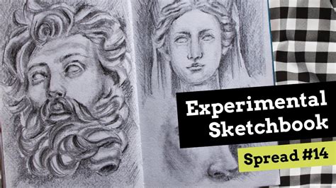Drawing Greek Statues Sketchbook Practice Youtube