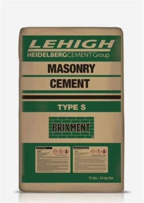 75 Lb Type S Cement Etsy