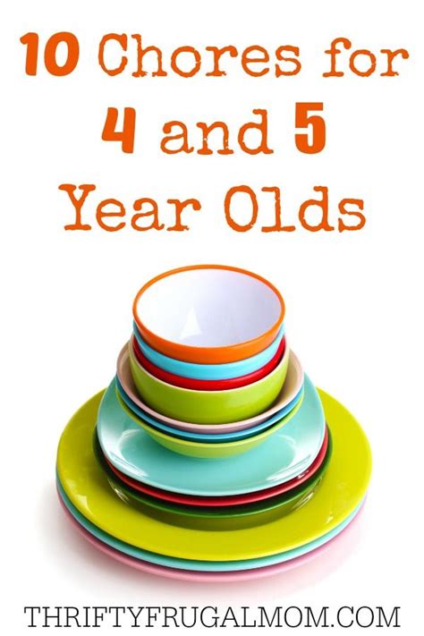 10 Chores For Four And Five Year Olds Activities For 5