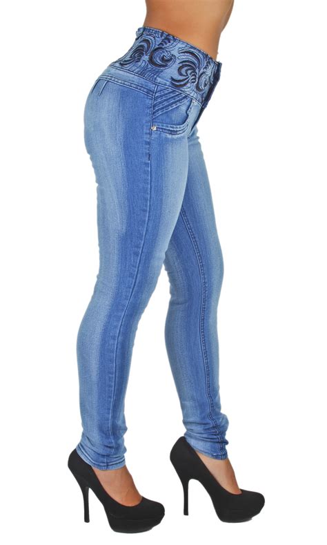 Colombian Design Mid Waist Butt Lift Skinny Jeans Ebay