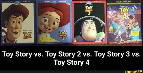 Toy Story Vs Toy Story 2 Vs Toy Story 3 Vs Toy Story 4 Toy Story