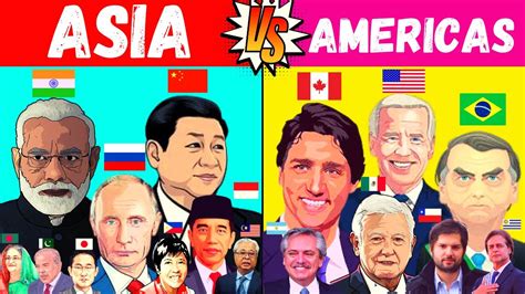 Asia Vs Americas Continent Comparison YouTube