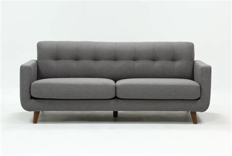 allie dark grey sofa living spaces