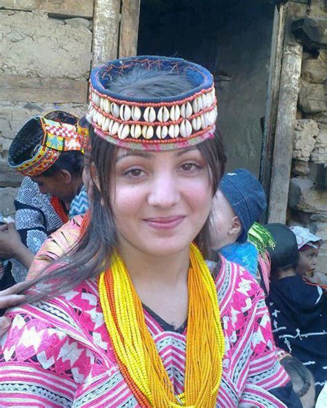 North Pakistan Chitral Valley Kalash People Head Gear Turkishfolkart
