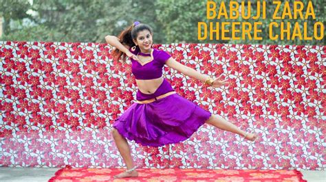 Babuji Zara Dheere Chalo Bollywood Dance Dance Cover Prantika