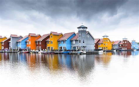 Colorful Houses Hd Wallpaper Background Image 1920x1200 Id708352