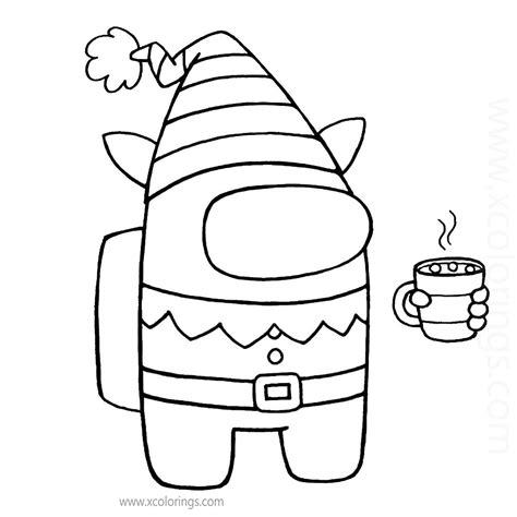 Among Us Coloring Pages Impostor