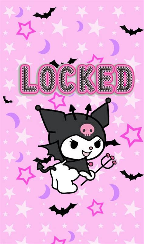 Wallpaper Kuromi Of Sanrio I Love Kuromi By Dri Hello Kitty