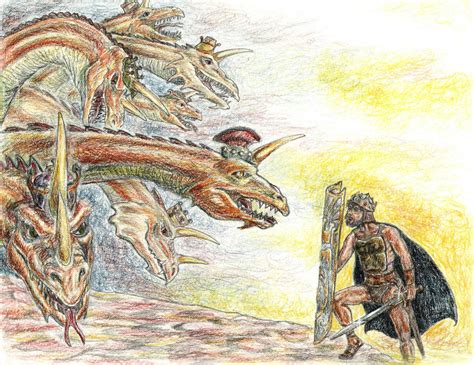 Seven Headed Dragon By Scottrobertson On Deviantart