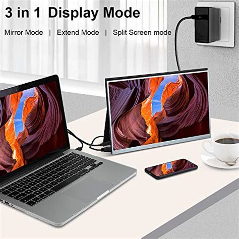 Hongo Ultra Thin Portable Monitor 15 Inch Ips 1080p Hdr Computer Gaming