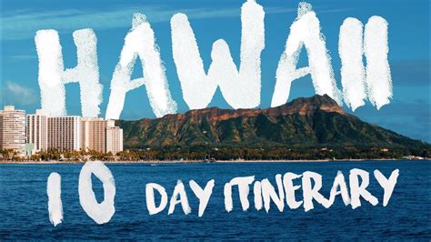 Hawaii 10 Day Itinerary On Oahu Youtube