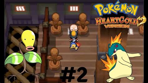 Lets Play Pokemon Heartgold Part 2 Sprout Tower Youtube