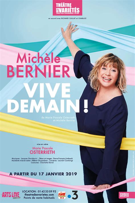 Michèle Bernier dans Vive Demain Spectacle