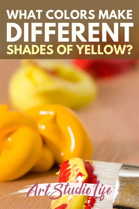 What Colors Make Yellow How To Make Yellow Shades Of Yellow Color
