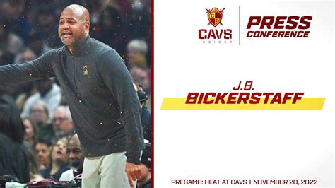 Cavs Pregame J B Bickerstaff Shares Thoughts On Miami Heat Kevin