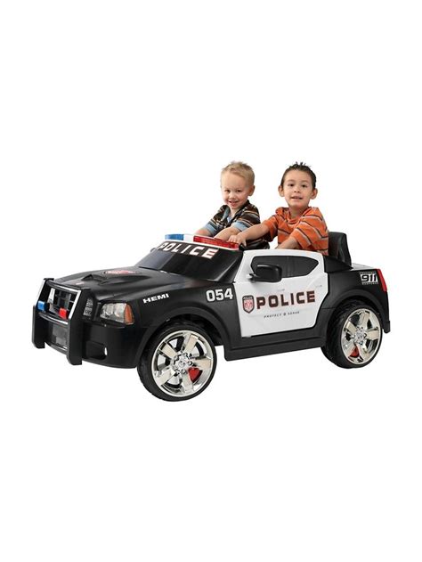 Kidtrax Dodge Police Ride On Car Thebay Police Cars Kids Police