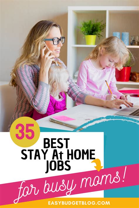 35 Best Stay At Home Jobs Easy Budget