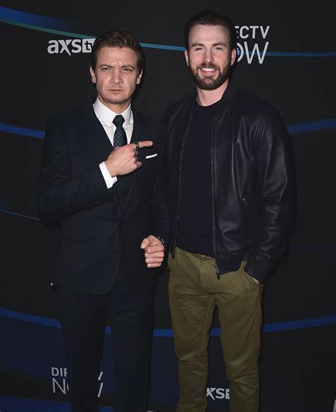 Throwback To Chris Evans And Jeremy Renner At Superbowl Party 3 Years