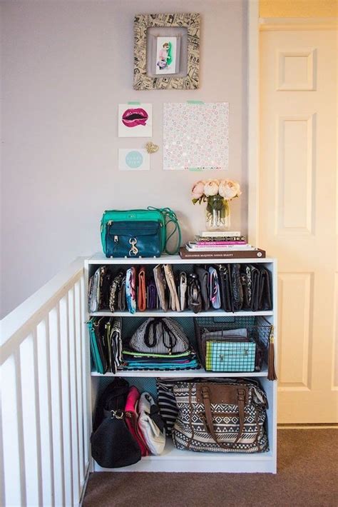 12 Small Space Tips For The Purse Obsessed Gal Purse Organization