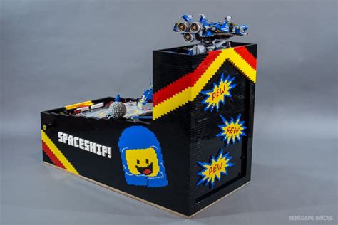 Working Lego Pinball Machine Built From 15000 Bricks Features Benny In