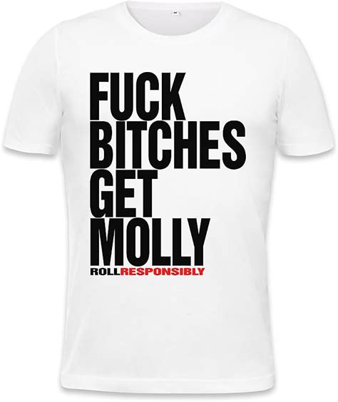 Fuck Bitches Get Molly Mens T Shirt Xx Large Clothing