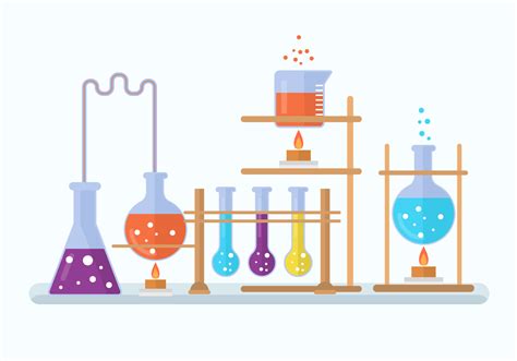 Chemistry Lab Vector Illustration 224380 Vector Art At Vecteezy