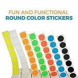 Multi Color Dot Stickers Photos
